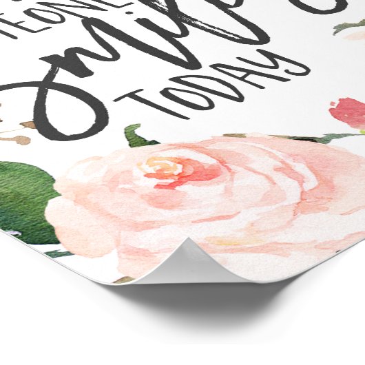 今日のスマイル引用文 ポスター (角)