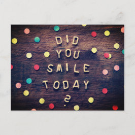 今日のスマイル笑顔はがき ポストカード