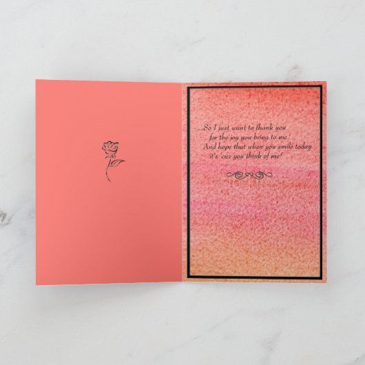 今日のスマイル、 カード (内部)