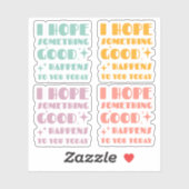 今日のセットで何か良いことが起こることを願う シール (シート)