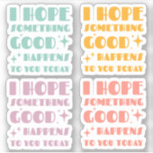 今日のセットで何か良いことが起こることを願う シール (正面)