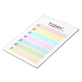 今日のタスクメモ帳 ノートパッド (アングル)