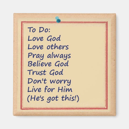 今日のタスク一覧 マグネット (正面)