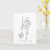 「今日のテキストは読ある?」 カード (黄色い花)