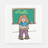 今日のテスト スタンダードランチョンナプキン (正面)