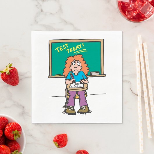 今日のテスト スタンダードランチョンナプキン