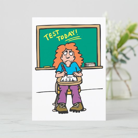 今日のテスト 招待状