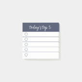今日のトップ5の優先順位付箋 ポストイット (正面)