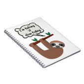 今日のナマケモノはゆっくりおもしろいだ ノートブック (右側)
