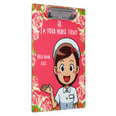 今日のナースのクリップボーパーソナライズされたド クリップボード (右)