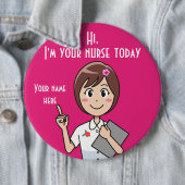 今日のナース3,6インチ丸ボタン 缶バッジ (インサイチュ)