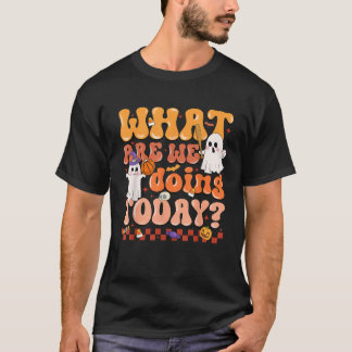 今日のハロウィーンPEティーチ不気味ー Tシャツ