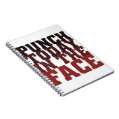 今日のパンチ顔やる気を起こさせることわざ ノートブック (右側)