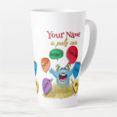 今日のパーソナライズされたテーマにはBSが含まれない カフェラテマグ (右アングル)