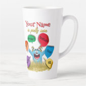 今日のパーソナライズされたテーマにはBSが含まれない カフェラテマグ (右)