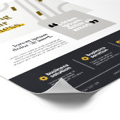 今日のビジネスを高める ポスター (角)