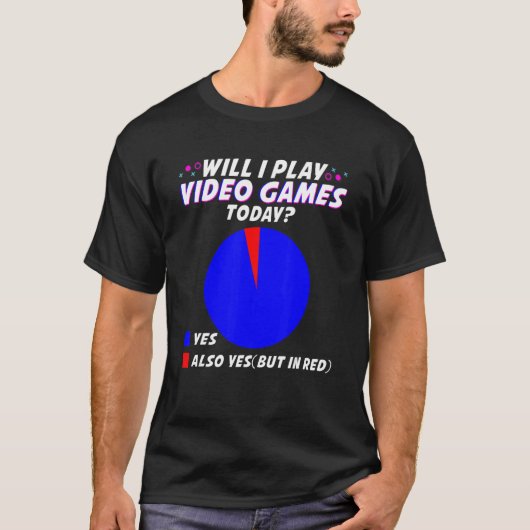 今日のビデ遊オゲームはゲーマーゲーム Tシャツ (正面)
