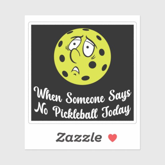 今日のピックボールがないと言った時 シール (シート)