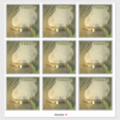 今日のプランナーステッカースクラップブックヴィンテージグリーン シール (シート)