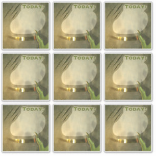 今日のプランナーステッカースクラップブックヴィンテージグリーン シール