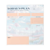 今日のプランナー- シンプルDaily Organiz ノートパッド (正面)