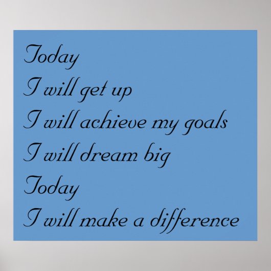 今日のプリント ポスター (正面)