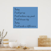 今日のプリント ポスター (キッチン)