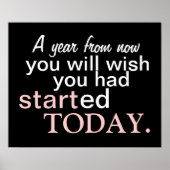 今日のポスタやる気を起こさせるー ポスター (正面)