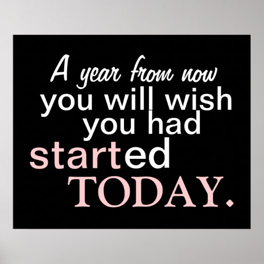 今日のポスタやる気を起こさせるー ポスター (正面)