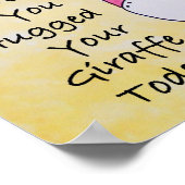 今日のポスターはキリンを抱きしめたか ポスター (角)