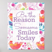 今日のポスターをスマイルする理由である ポスター (正面)