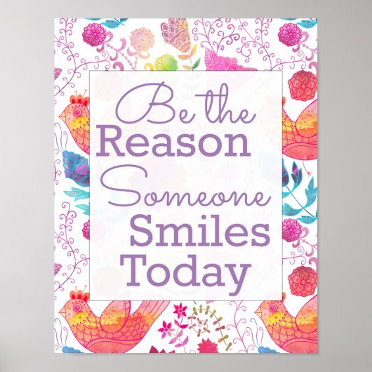 今日のポスターをスマイルする理由である ポスター (正面)