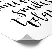 今日のポスターをスマイルする理由 ポスター (角)