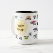 今日のマインドセ感動的ット ツートーンマグカップ (正面左)