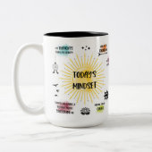 今日のマインドセ感動的ット ツートーンマグカップ (左)