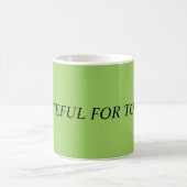 今日のマグカップに感謝 コーヒーマグカップ (中央)