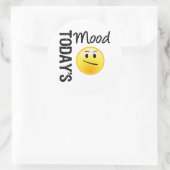 今日のムードがムッとする感情 ラウンドシール (バッグ)