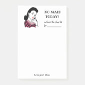 今日のメイド家族の雑用リストなし ポストイット (正面)