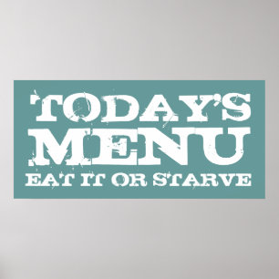 今日のメニュー食べかIT OR STARVE ポスター