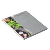 今日のメニュー食事ディナーキッチンファミリー ノートパッド (アングル)