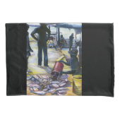 今日のメニュー,バハマのハーバーアイランド 枕カバー (正面)