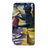 今日のメニュー,バハマのハーバーアイランド INCIPIO iPhoneウォレットケース (フォリオ 正面)