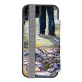 今日のメニュー,バハマのハーバーアイランド INCIPIO iPhoneウォレットケース (フォリオ裏面)