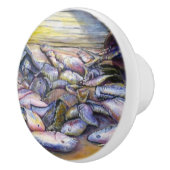 今日のメニュー、バハマの港湾島 セラミックノブ (右)