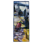 今日のメニュー、バハマの港湾島 ワインギフトバッグ (裏面)