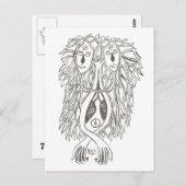 今日のメールの内容（双子） ポストカード (正面/裏面)