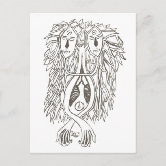 今日のメールの内容（双子） ポストカード