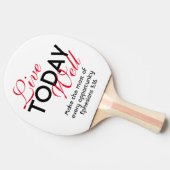今日のライブ良いやる気を起こさせる聖なる書物、 経典エペソ 卓球ラケット (横)