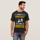今日のラテンダンス予報 Tシャツ (正面フル)