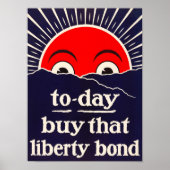 今日のリバティ買ボンドヴィンテージのポスター ポスター (正面)